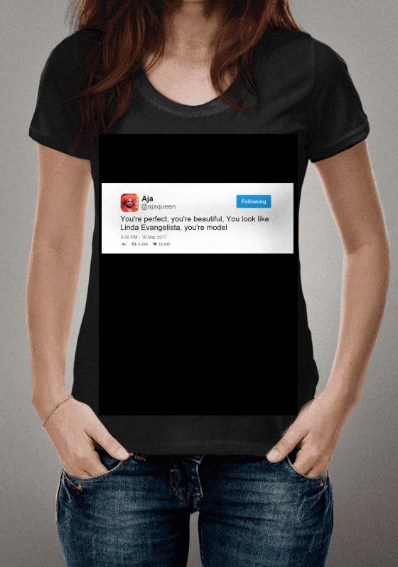 Nome do produto  Linda Evangelista Tweet