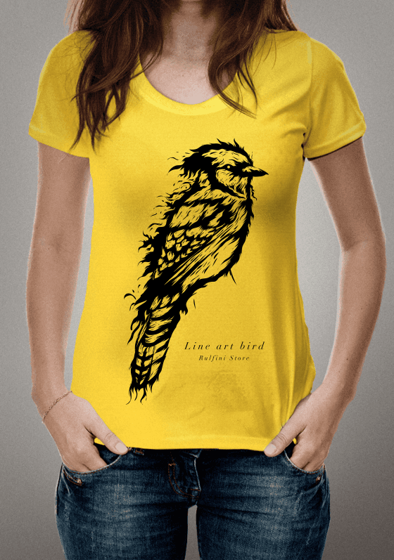 LINE ART BIRD
