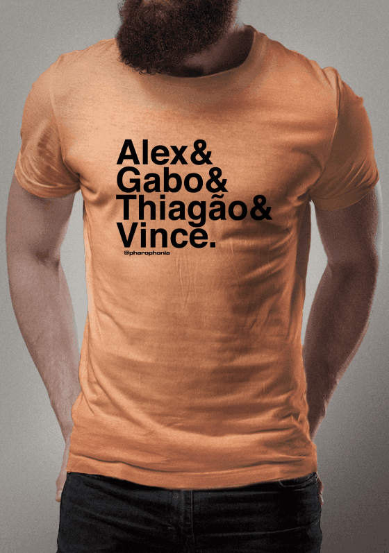 Nome do produto  Lista Pharophonia com letra preta