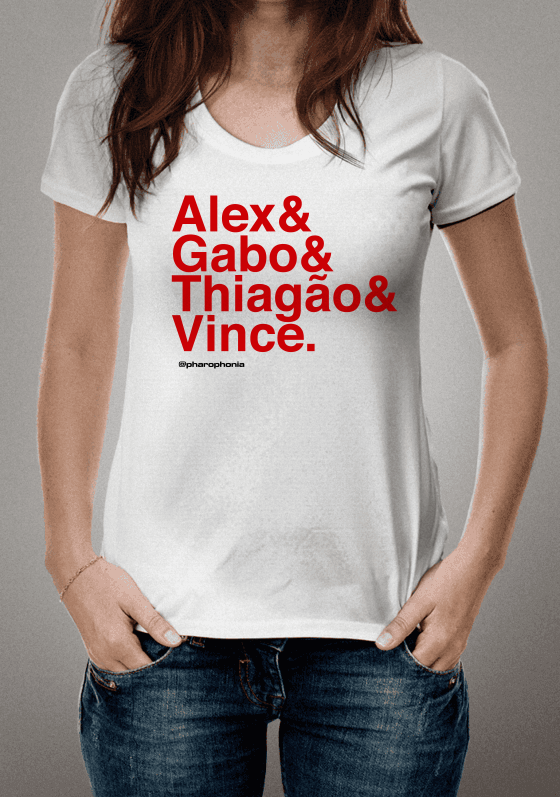 Nome do produto  Lista Pharophonia com letra vermelha