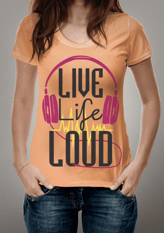 Nome do produto  Live Life Loud  (Viva a Vida Intensamente)