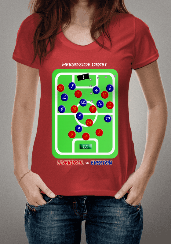 Nome do produto  Liverpool x Everton - Futebol de Botão