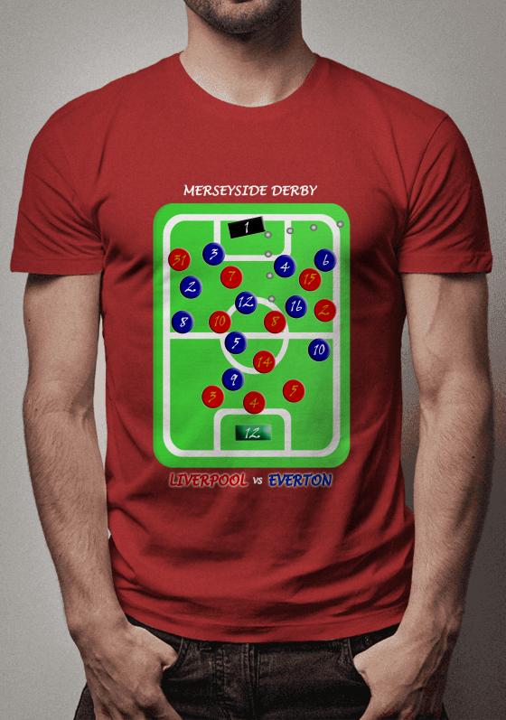 Nome do produto  Liverpool x Everton - Futebol de Botão