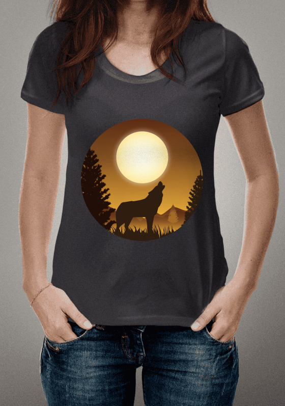 Nome do produto  Lobo à lua