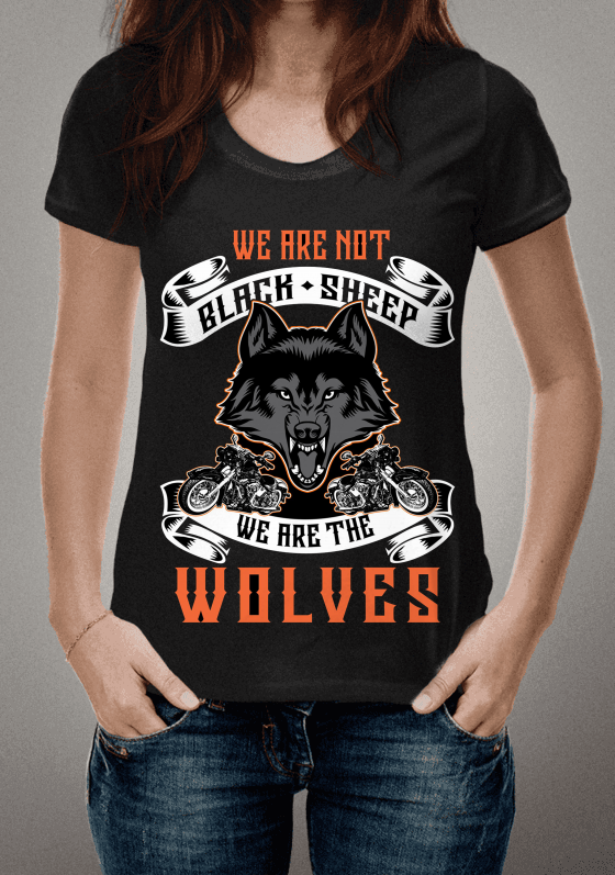 lobo, moto, radical
