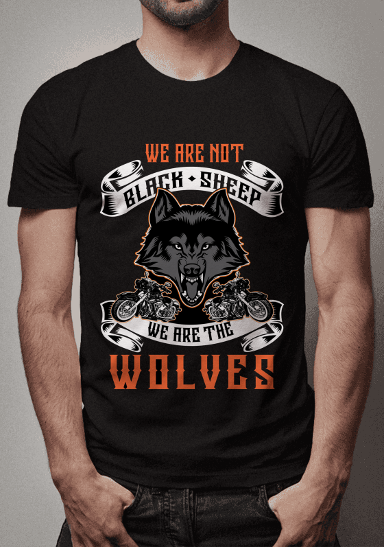 lobo, moto, radical