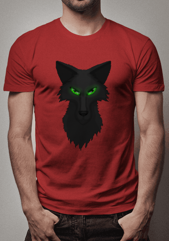 Lobo olhos verdes 