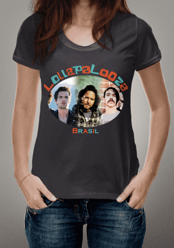 Nome do produto  LollaPalooza 2018