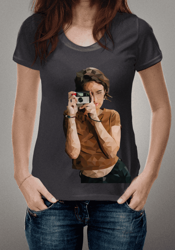 Nome do produto  Low Poly Photographer