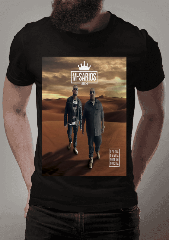 Nome do produto  M-sarios do Rei camisa capa album depois da meia noite um novo dia