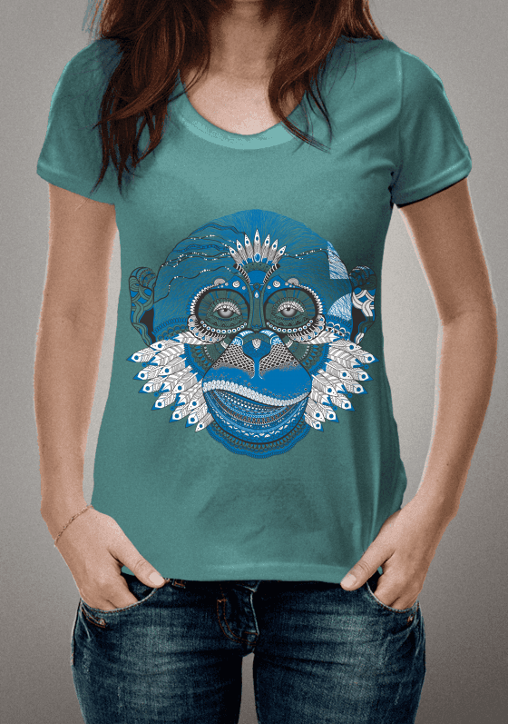 Nome do produto  Macaco rosto Plumagem