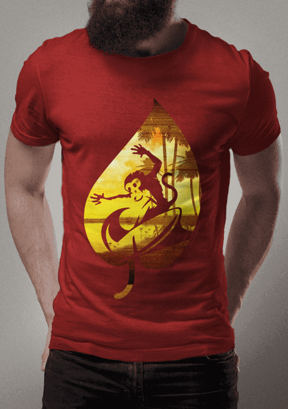 Nome do produto  Macaco Surfando 