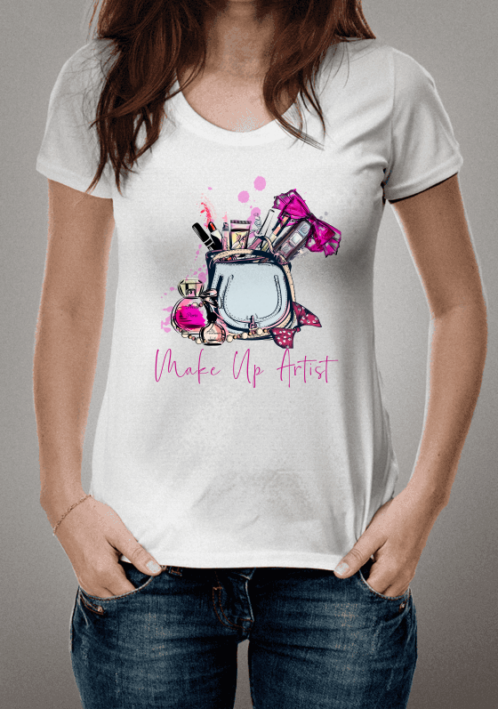Make Up Camiseta com Design