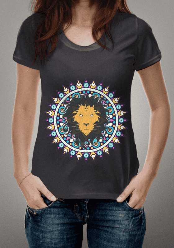 Nome do produto  Mandala de Leão