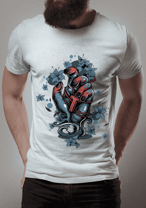 Nome do produto  Mão com Cruz