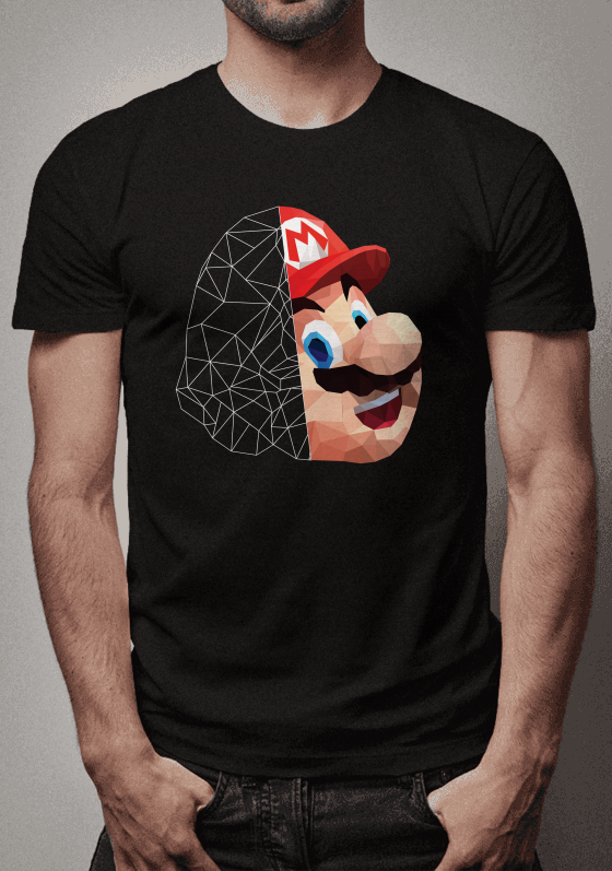 Nome do produto  Mario bros low poly 2