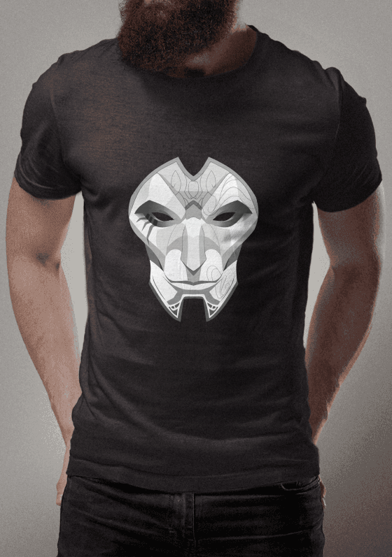 Mascara do Jhin - League Of Legends