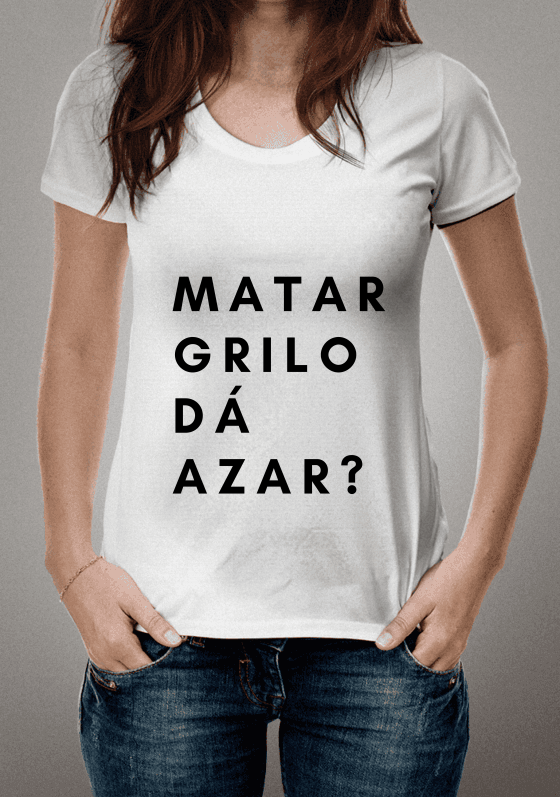 Nome do produto  MATAR GRILO DÁ AZAR?