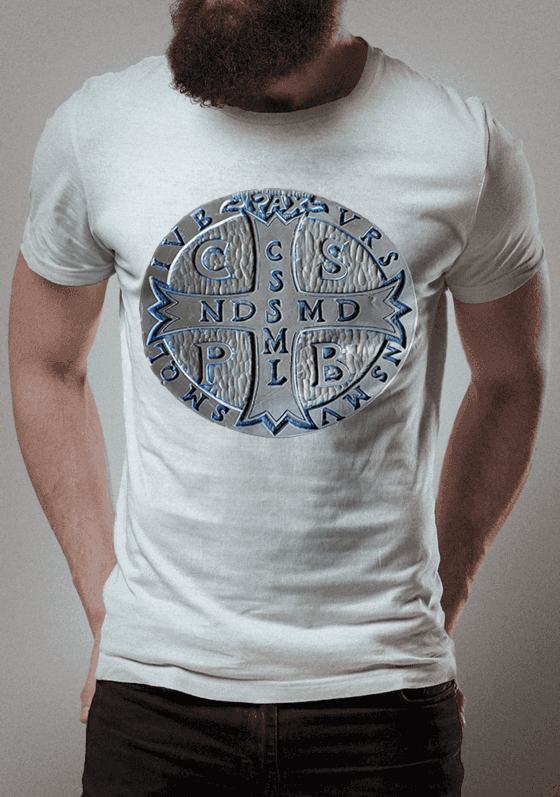 Nome do produto  Medalha de São Bento Prata