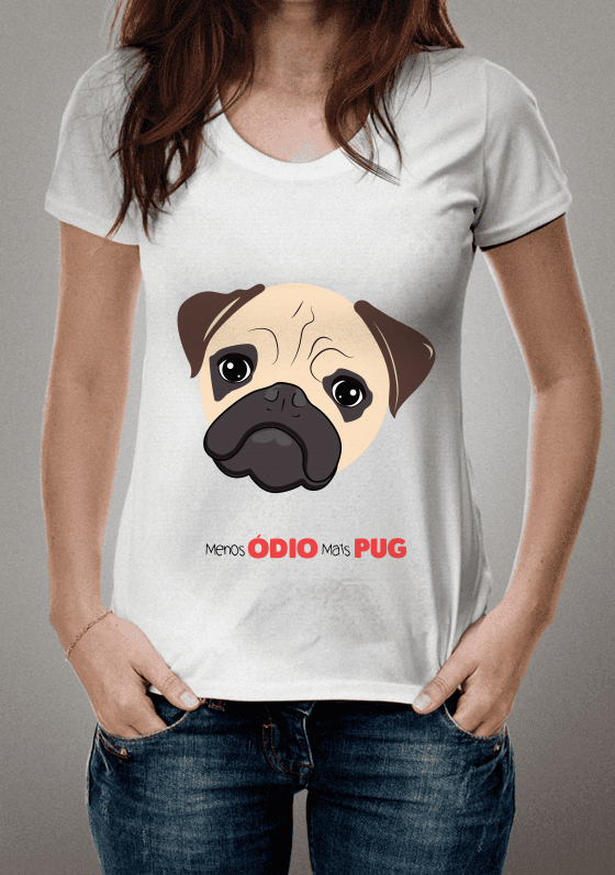 Menos ódio mais pug