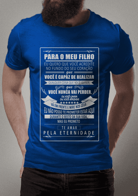Nome do produto: Mensagem para FILHO