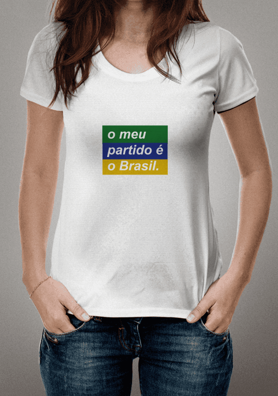 Nome do produto  Meu Partido é o Brasil.