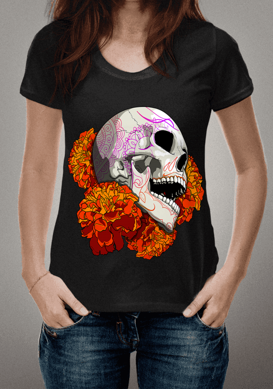 Nome do produto  MEXICAN SKULL 2