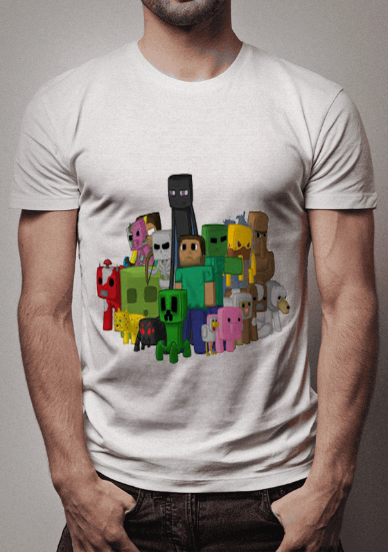 Minecraft 2 camiseta