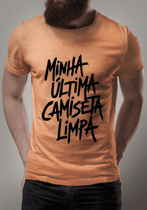 Nome do produto  minha ultima camiseta limpa 