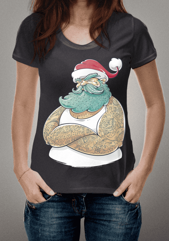 Modern santa claus 