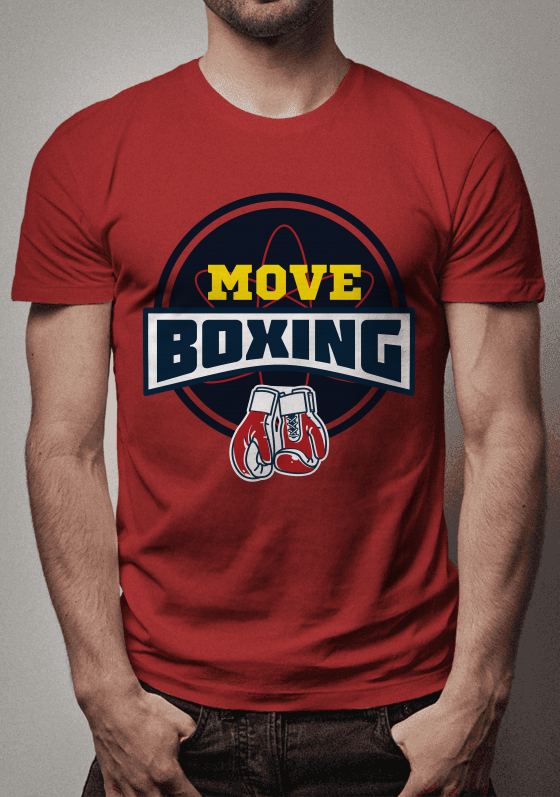 Nome do produto  Move Boxing Logo Grande Vermelho