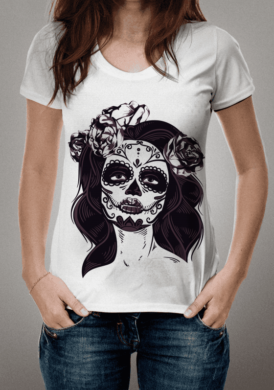 Nome do produto: Mulher caveira mexicana