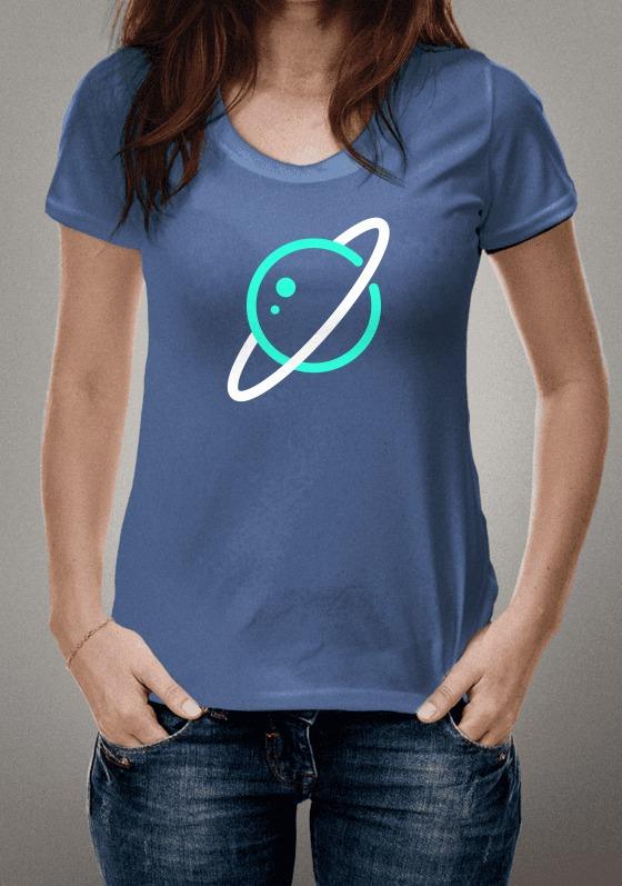 Nome do produto  Mundo Designer | Planet Logo