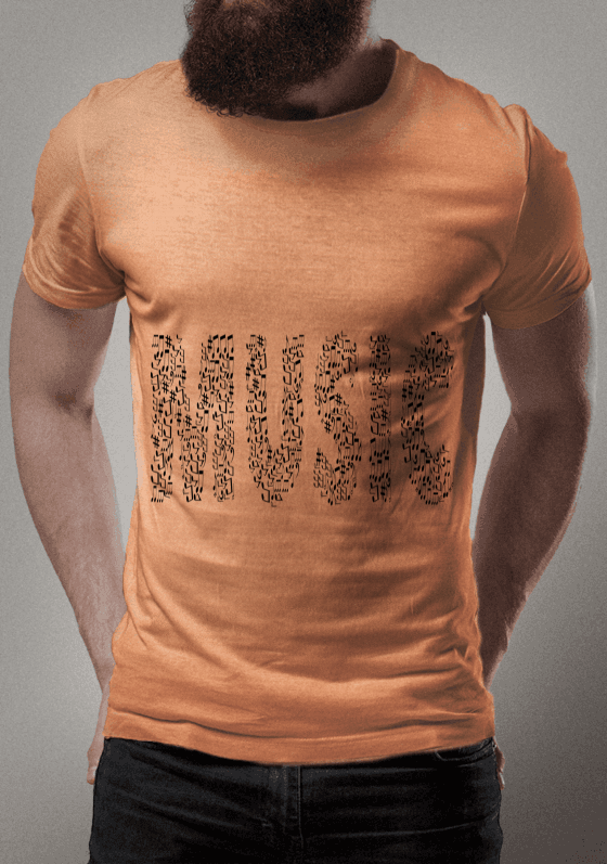 Nome do produto  Music em letras