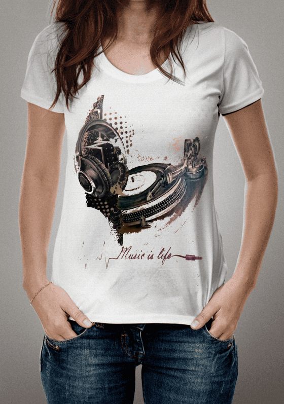 Nome do produto  music is life 