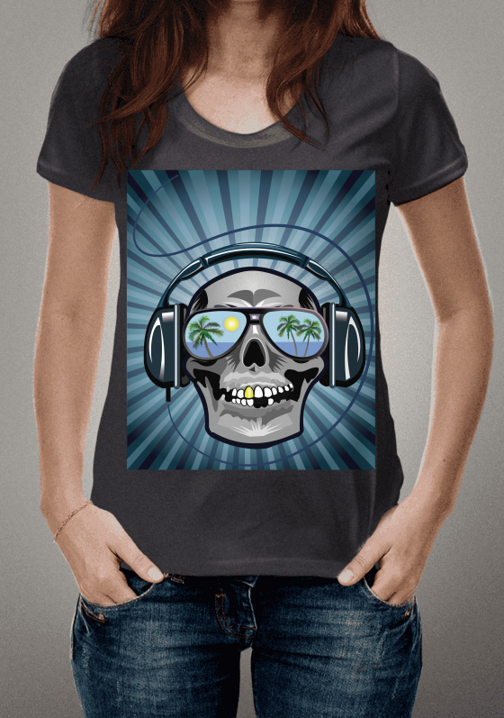 Nome do produto  MUSICAL SKULL - 2