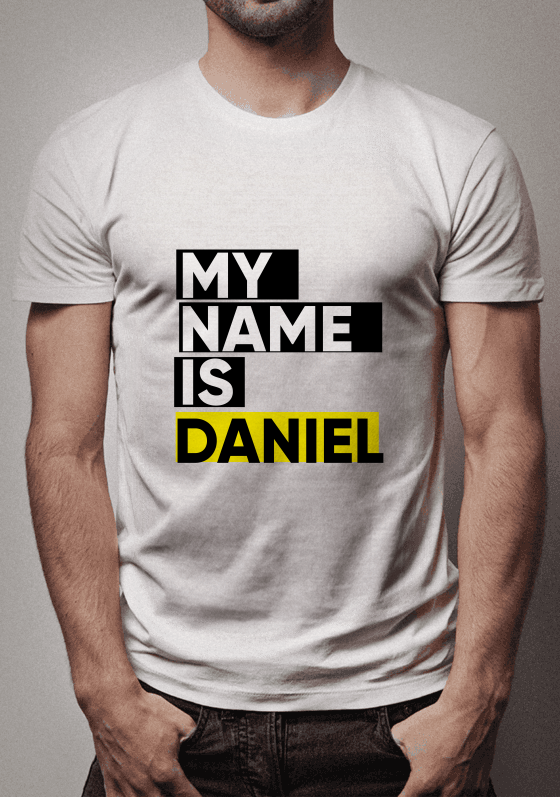 Nome do produto  MY NAME IS DANIEL