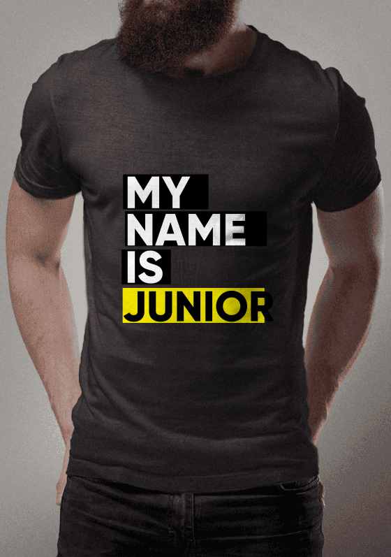 Nome do produto: MY NAME IS JUNIOR