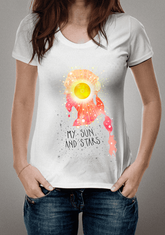 Nome do produto  My sun and stars