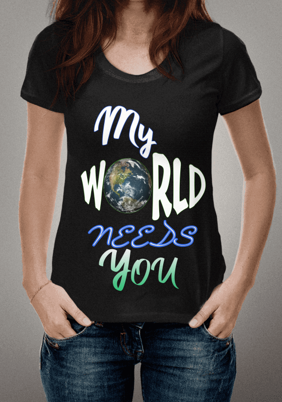 Nome do produto  My World needs You