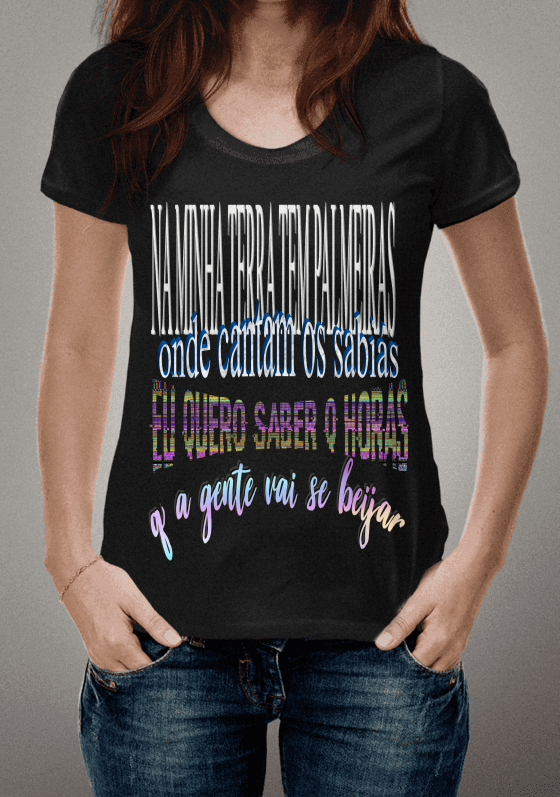 Nome do produto: Na minha terra tem palmeiras...