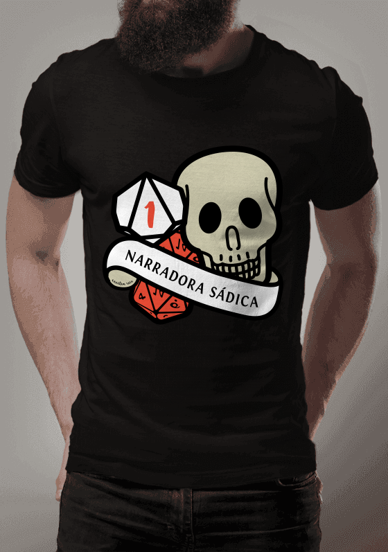 Nome do produto  Narradora Sádica em vermelho