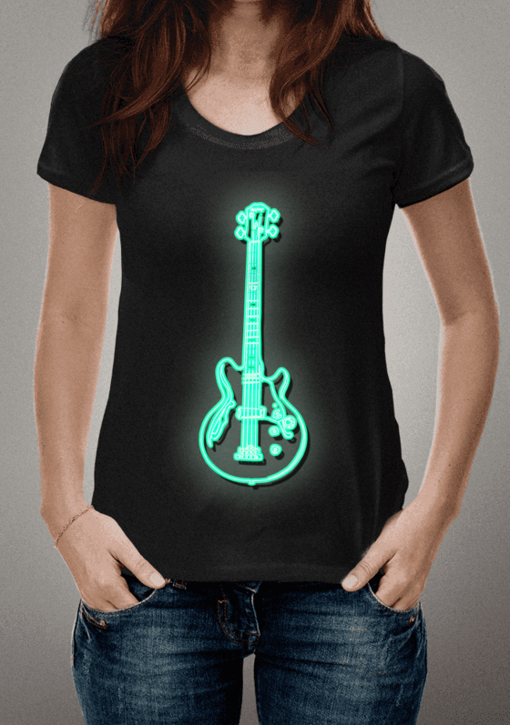 Nome do produto  Neon Baixo Elétrico (Coleção "Neon")