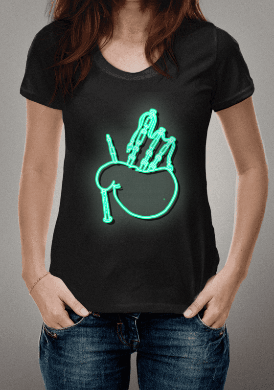 Nome do produto  Neon Gaita de Fole (Coleção "Neon")