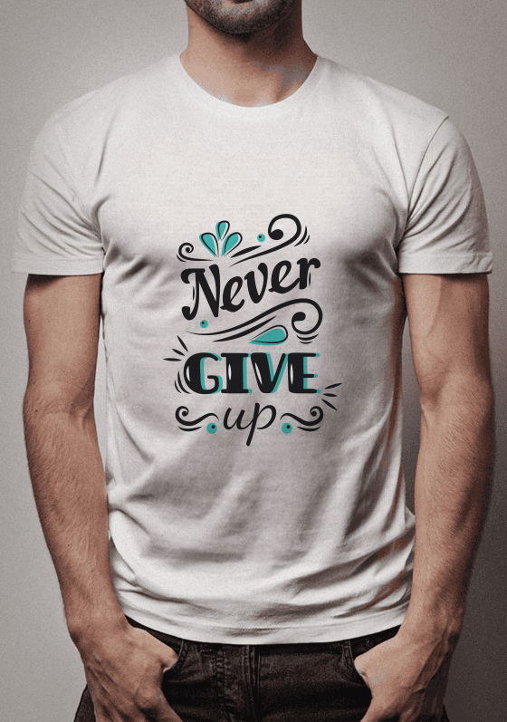 Nome do produto  Never Give Up