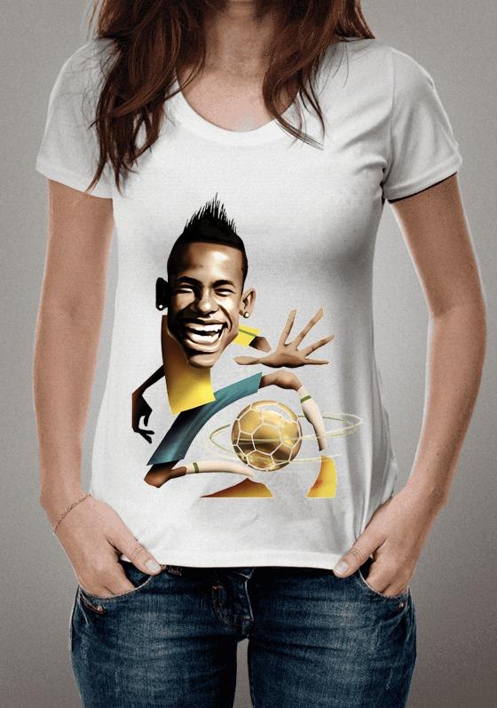 Nome do produto: Neymar caricatura