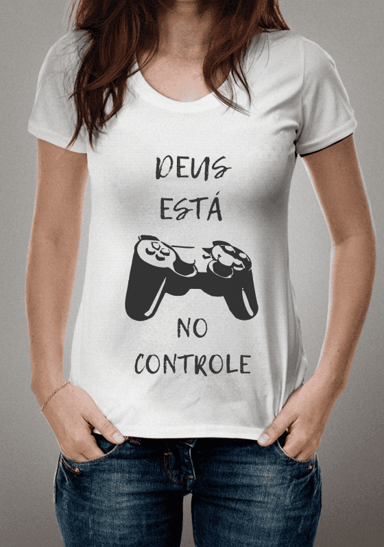 Nome do produto  No controle feminina estampa preta