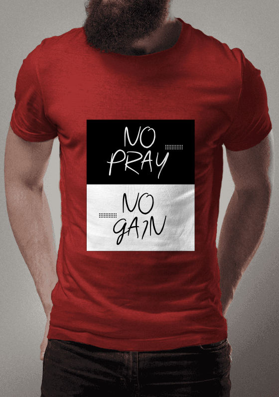Nome do produto  NO PRAY, NO GAIN
