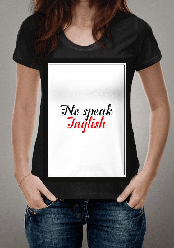 Nome do produto  NO SPEAK INGLISH