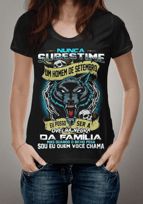 Nome do produto: NUNCA SUBESTIME UM HOMEM DE SETEMBRO